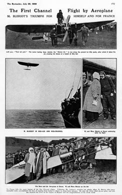 Bleriot Flies The Channel
