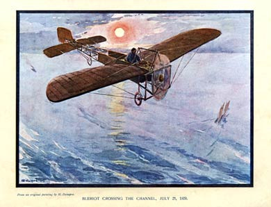 Bleriot Flies The Channel