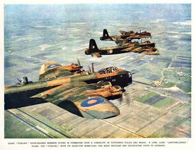 Stirling Bomber, 1942