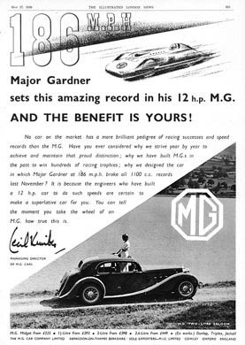 MG Major Gardner, 1939