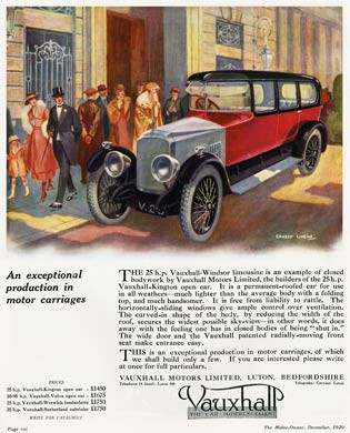 Vauxhall, 1920