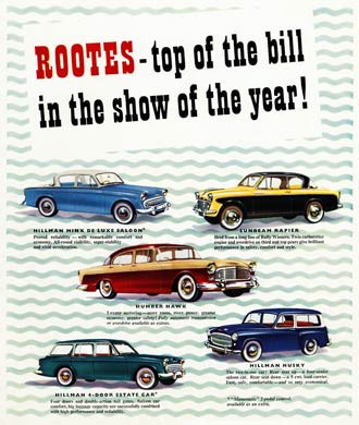 Rootes Cars, 1958