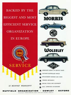 BMC Cars, 1958