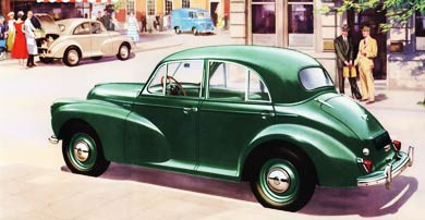 Morris Minor, Street Scene, 1955