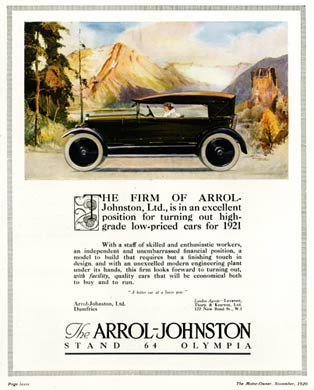 Arrol-Johnston, 1920