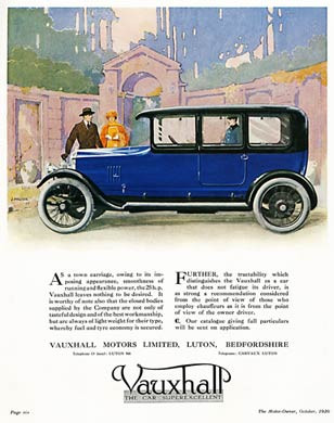 Vauxhall, 25hp, 1920