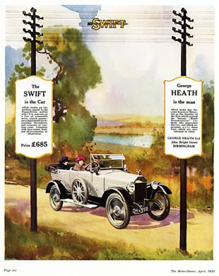 Swift Cars, 1921