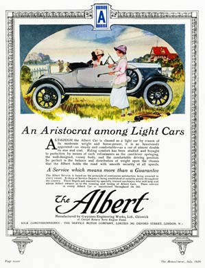 The Albert Light Car, 1920