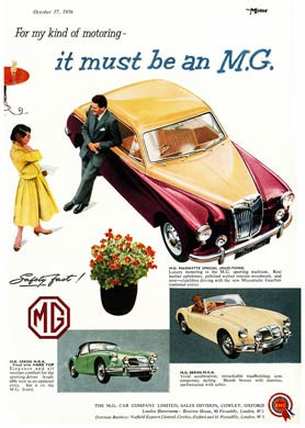 It Must Be An MG, 1956