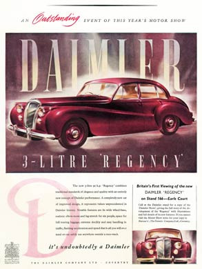 Daimler Regency, 1951