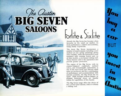 Austin Big Seven Saloons, 1938