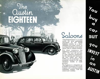 Austin Eighteen Saloons, 1938