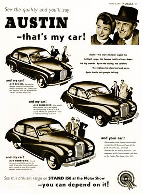 Austin Models, 1953