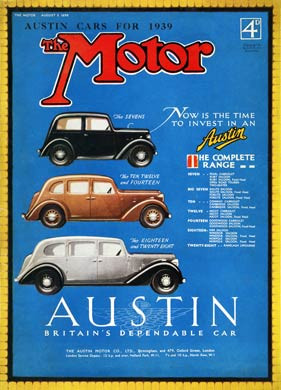 Austin Cars For 1939