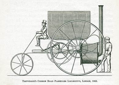 Trevithick Road Passenger Locomotive, 1803