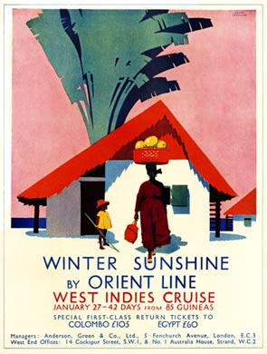 Orient Line, Winter Sunshine, 1931