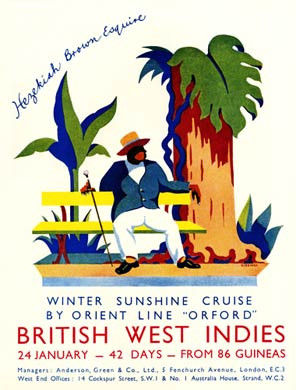 Orient Line, West Indies, 1932