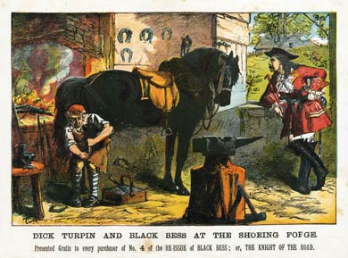 Dick Turpin At The Blacksmith's