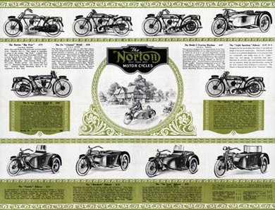 Norton Motor Cycles 1924