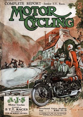 AJS at the TT, 1930
