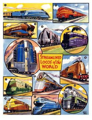 Streamlined Locos Of The World