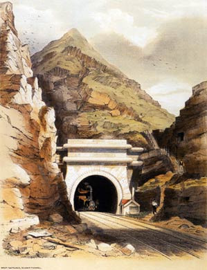 West Entrance, Summit Tunnel, 1845