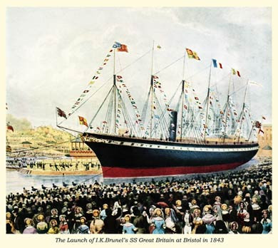 Launch of the SS Great Britain