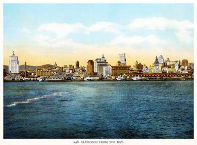 San Francisco From The Bay, 1927