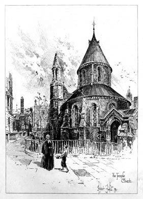 Temple Church, 1892