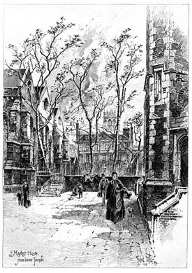 Master's House From Inner Temple, 1892