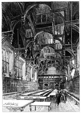 Middle Temple Hall, 1892