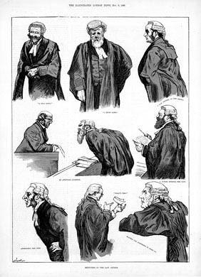 Sketches in the Law Courts I