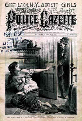 Police Gazette, A Guilty Woman Trapped