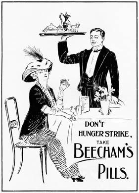 Beecham's Pills, Suffragette