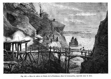 Providence Mine, Cornwall, 1866