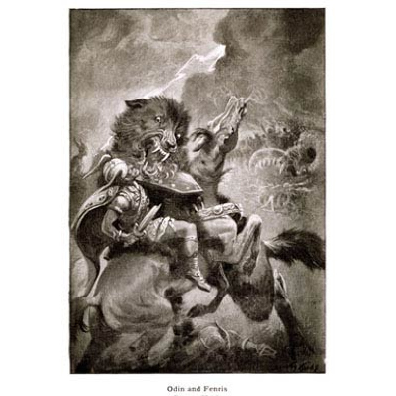 Odin and Fenris