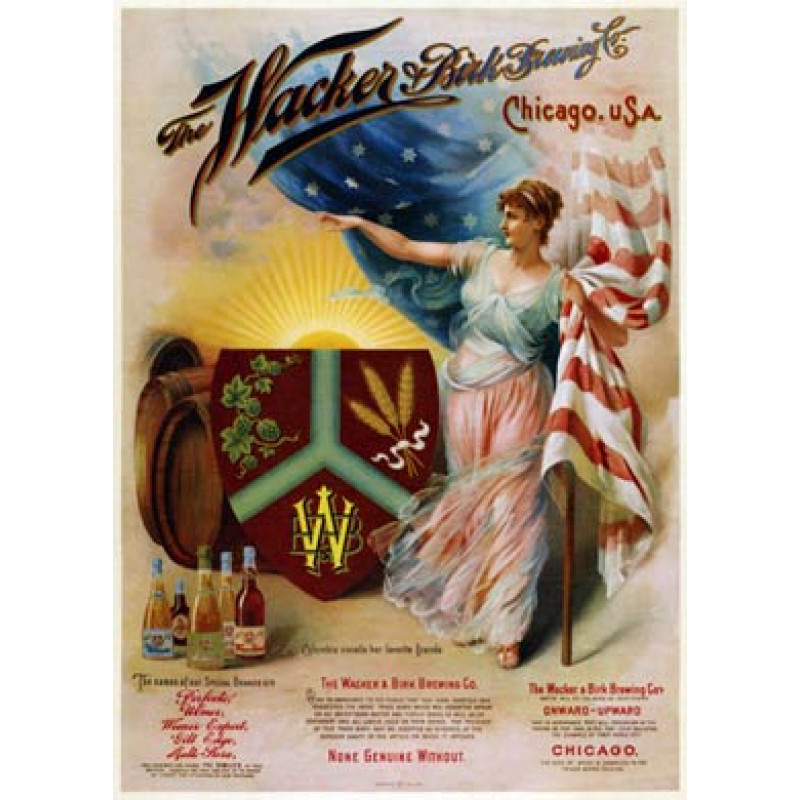 Wacker and Birk Brewing Co, 1890