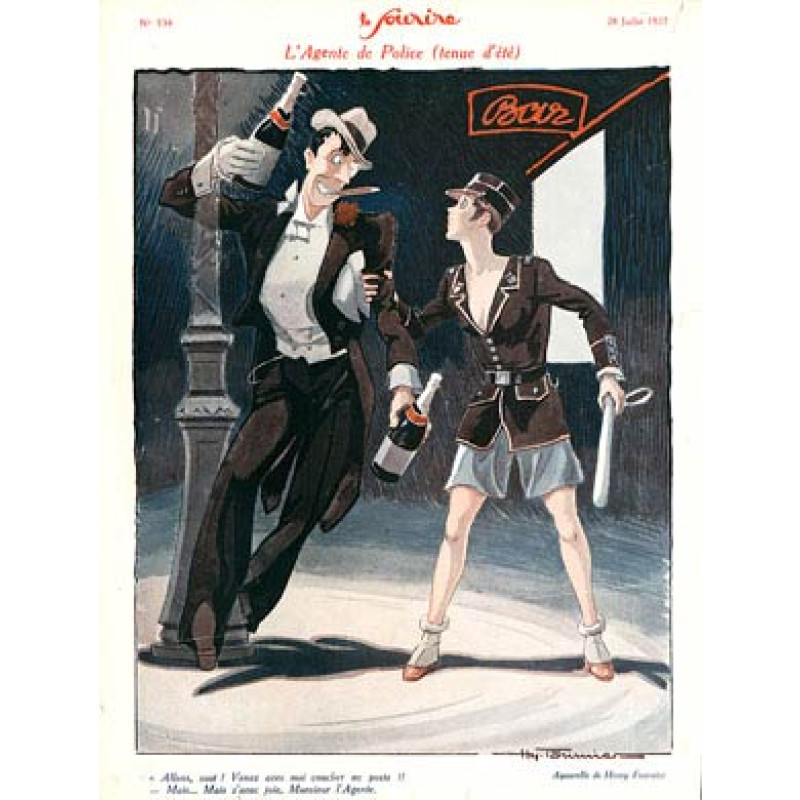 L'Agente de Police, 1927