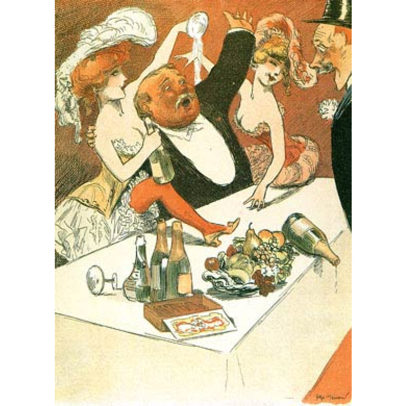 Champagne Orgy, 1904