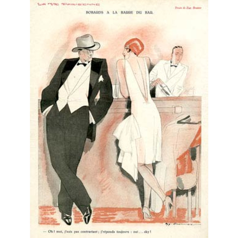 Bobards A La Barre Du Bar, 1927