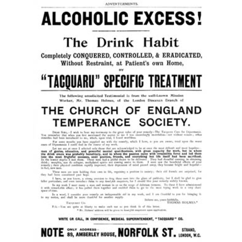 Tacquaru Treatment, 1901