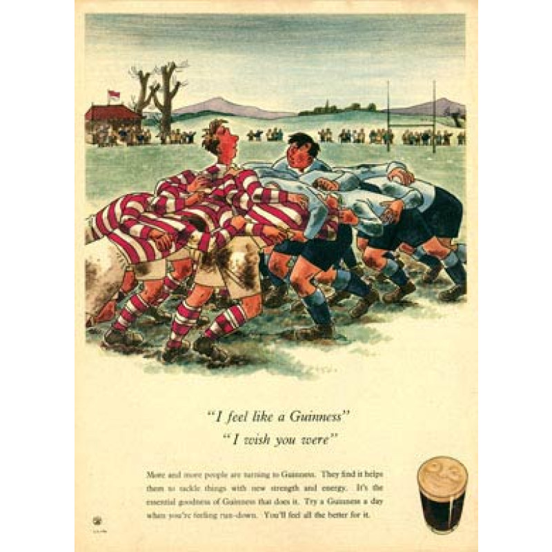 Guinness, Rugby, 1951