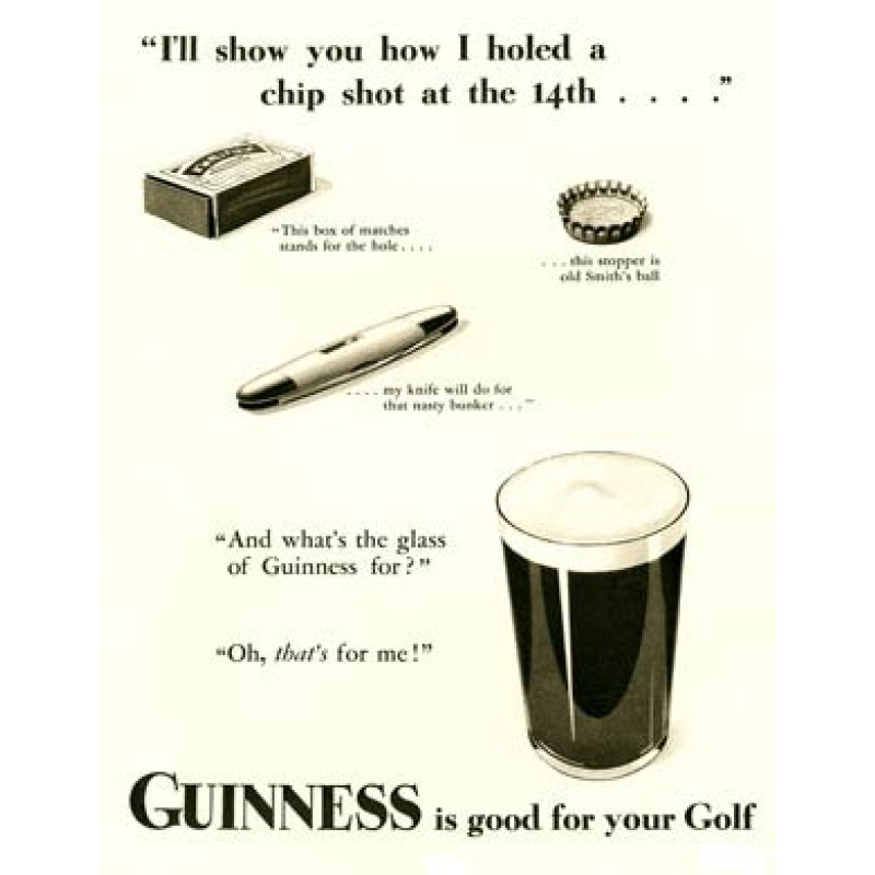 Guinness, Good For Golf, 1933