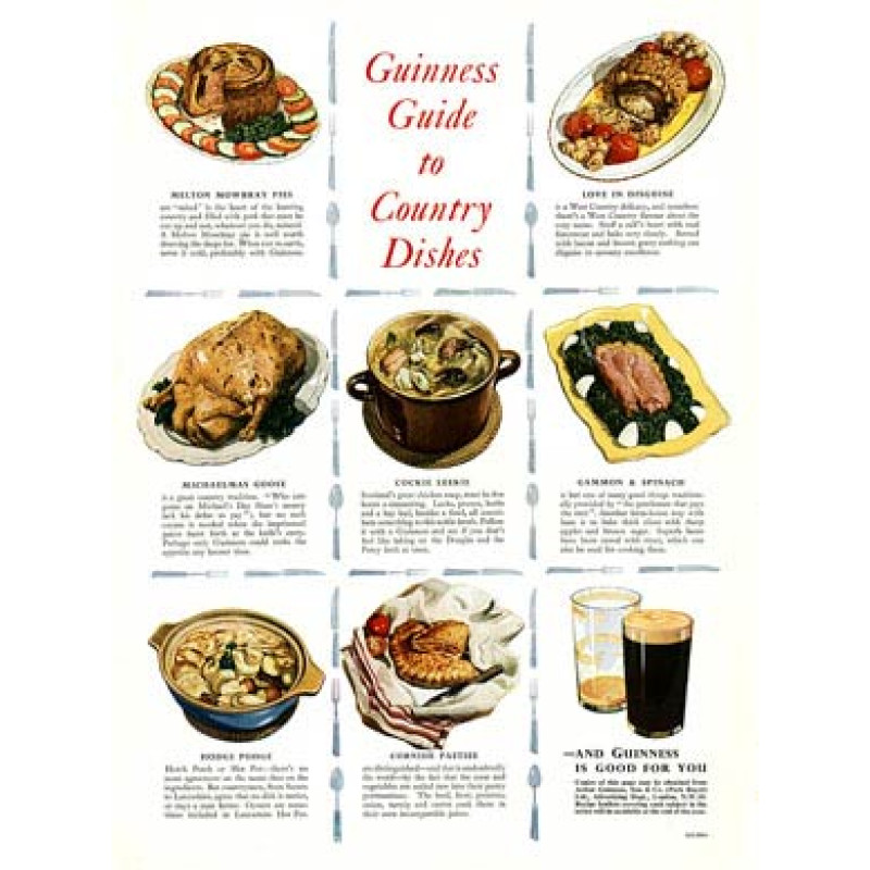 Guinness, Country Dishes, 1953