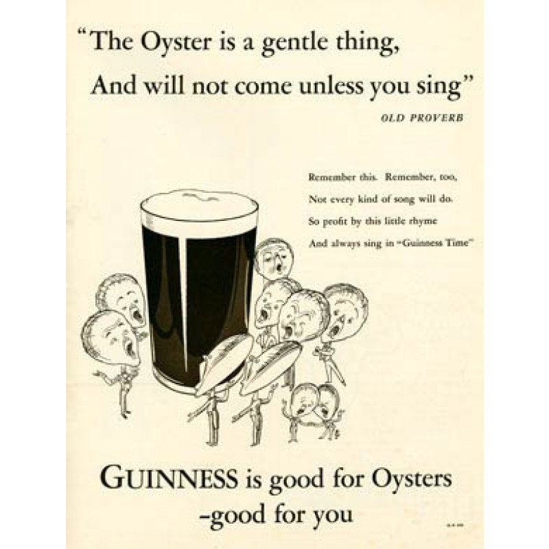 Guinness, Good For Oysters, 1933