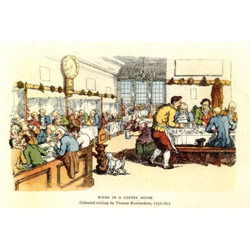 Coffee House by Rowlandson