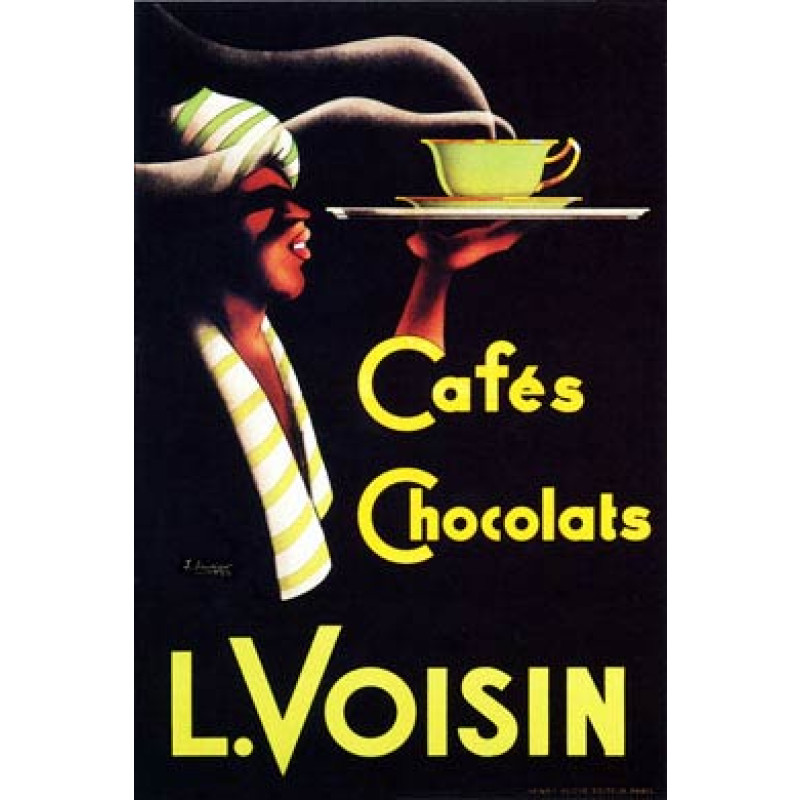 Cafes Chocolats Voisin, 1935