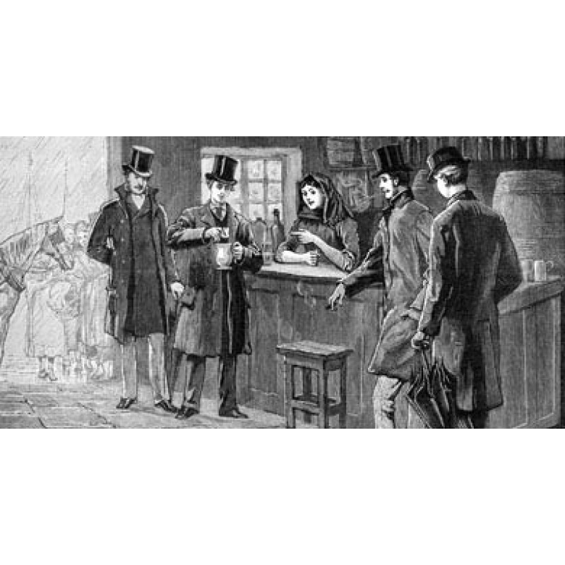 Prince of Wales drinks Poteen, 1888