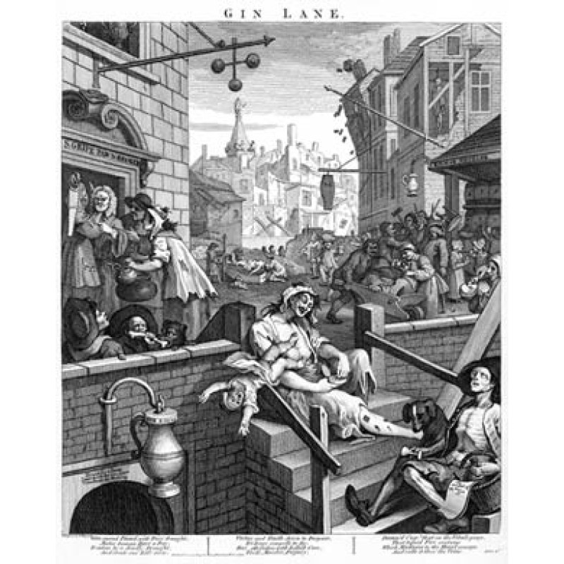 Gin Lane, William Hogarth
