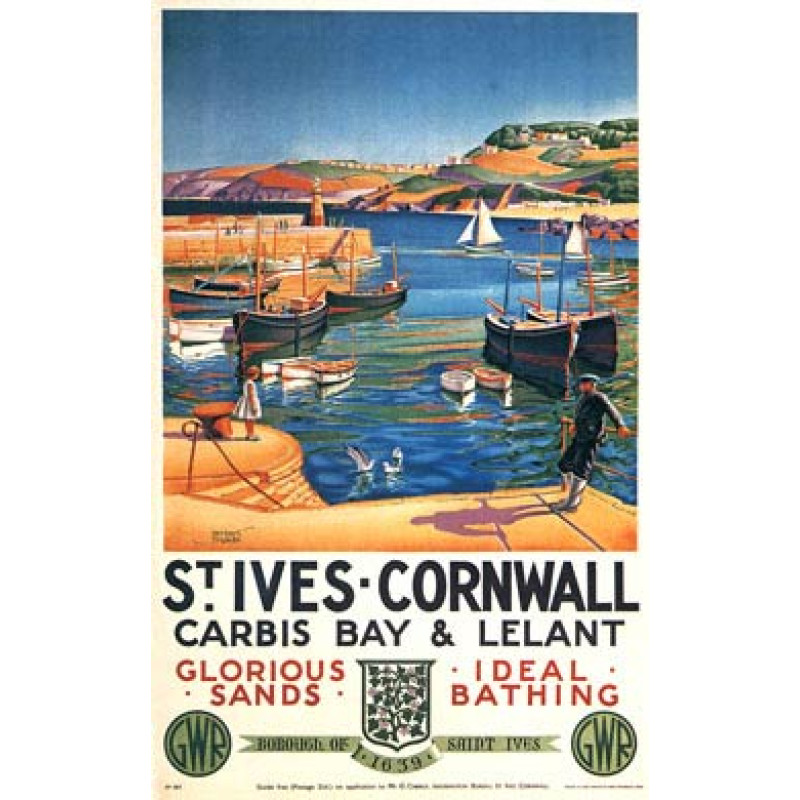 St Ives Railway Poster